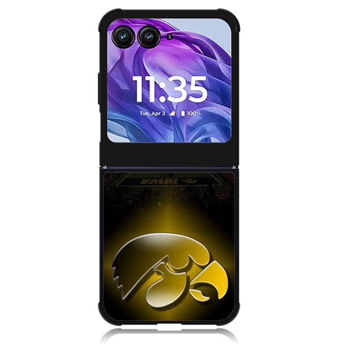 Iowa Hawkeyes Motorola Moto Razr 2024 , Moto Razr 50 Case