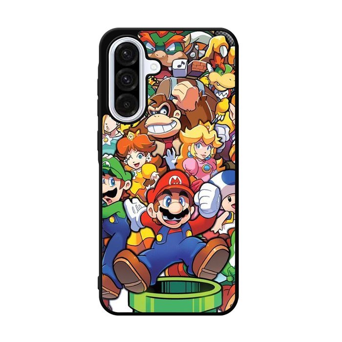 Super Mario Party Samsung Galaxy A36 Case FE3470