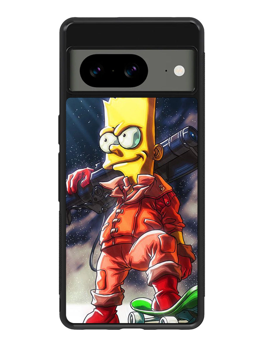 The Simpsons 3rd Google Pixel 8a Case