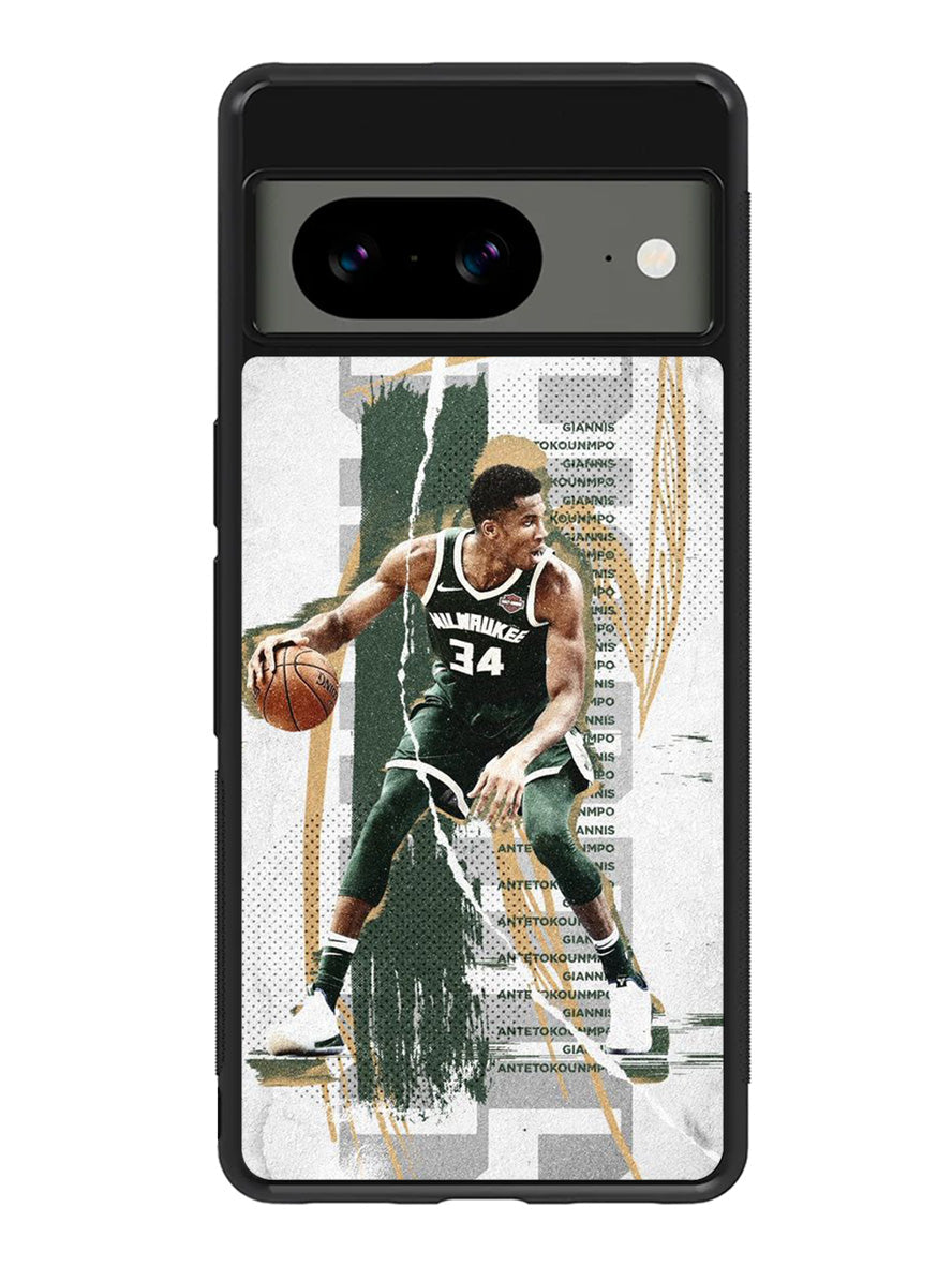 Giannis Antetokounmpo Google Pixel 8a Case
