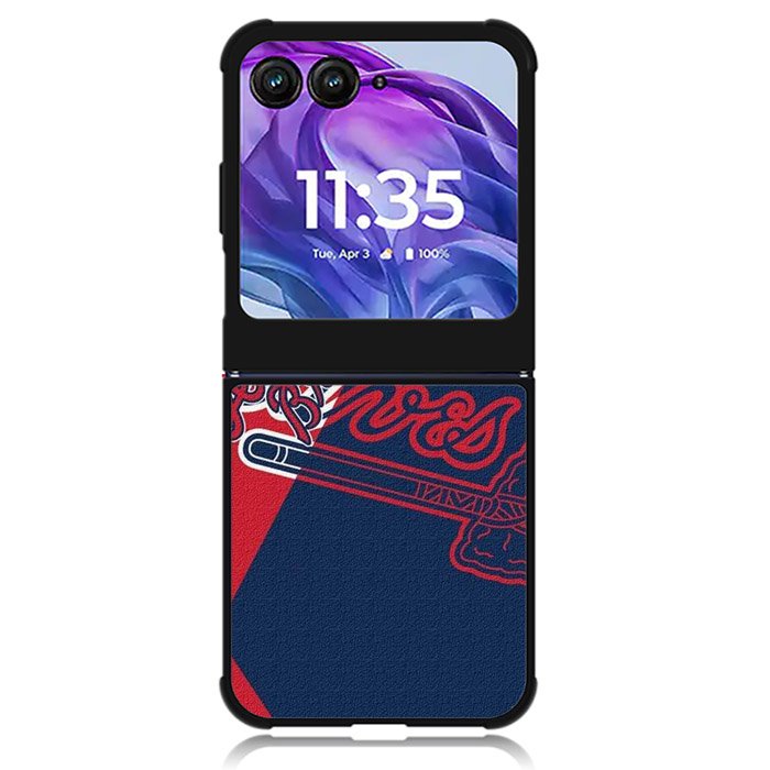 Atlanta Braves 2nd Motorola Moto Razr 2024 , Moto Razr 50 Case