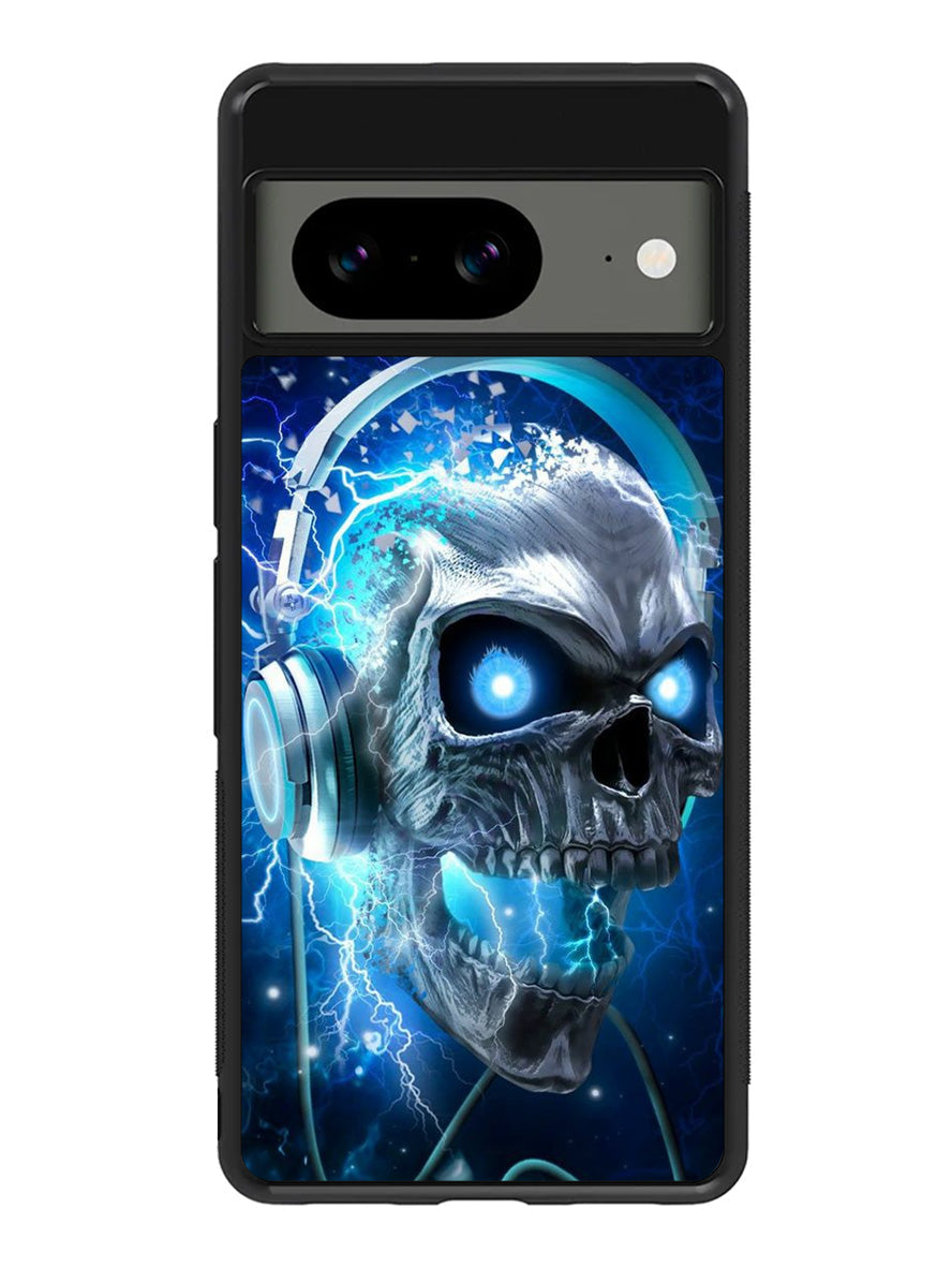 Skull Blue Google Pixel 8a Case