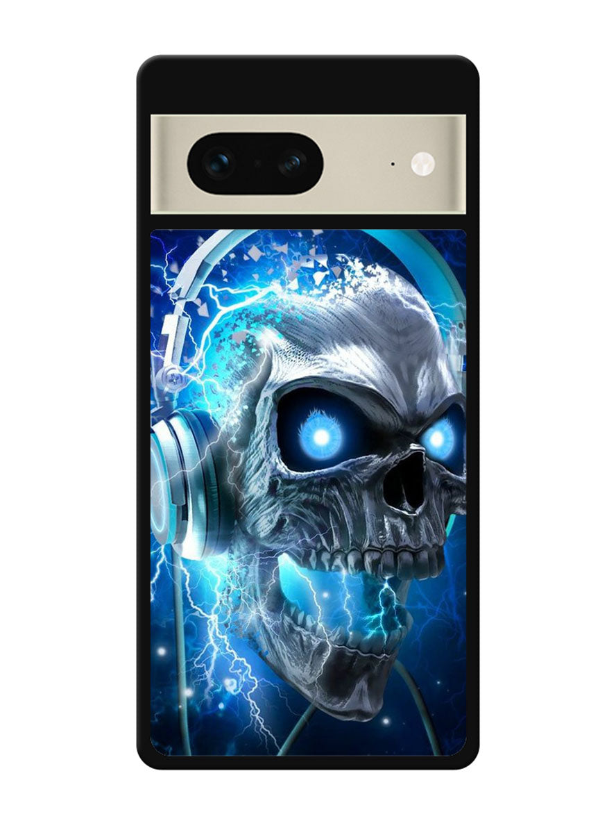 Skull Blue Google Pixel 7 Case