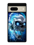 Skull Blue Google Pixel 7 Case