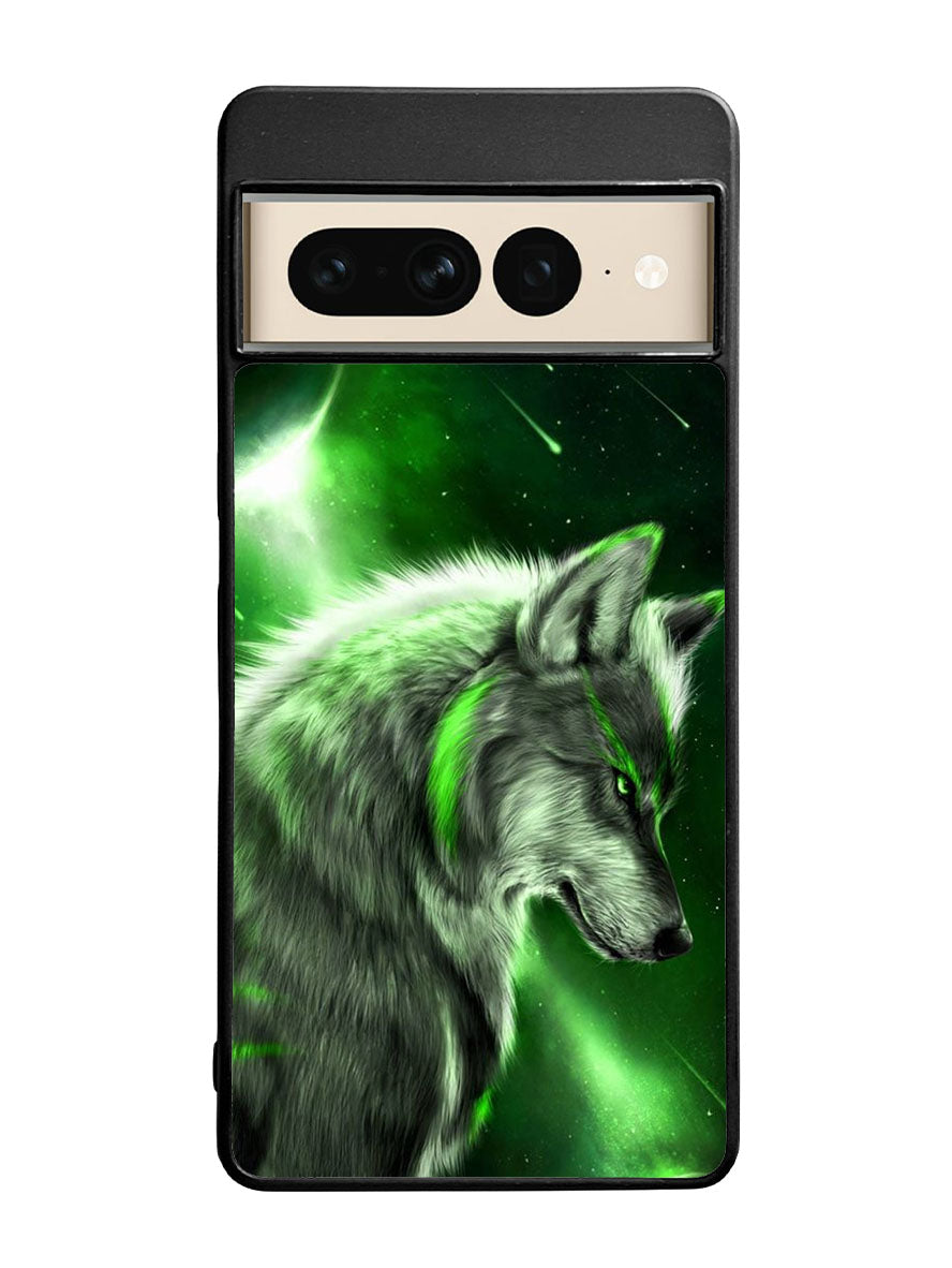 Wolf Green Google Pixel 7 Pro Case