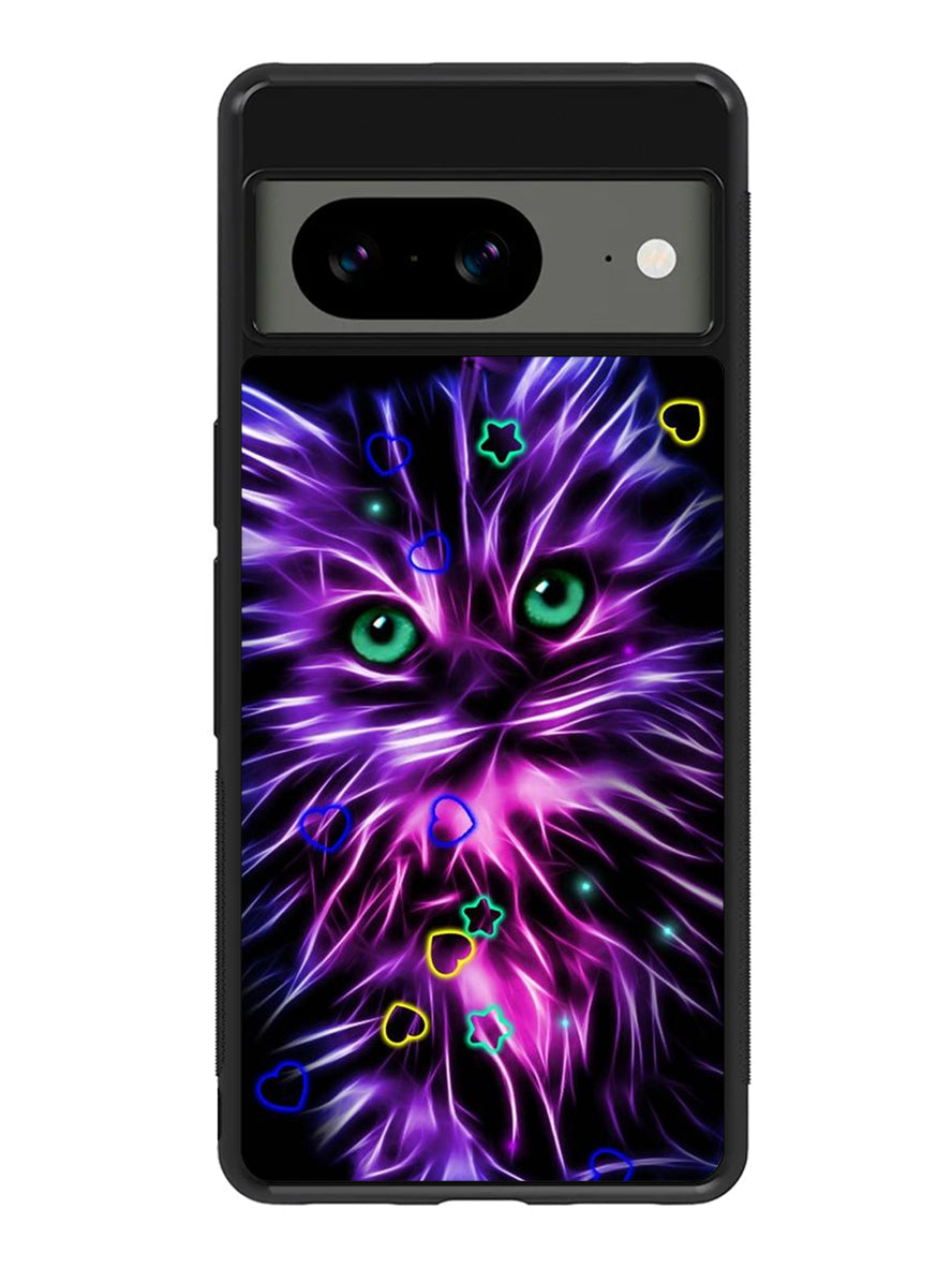 Cat Glow Purple 1st Google Pixel 8a Case