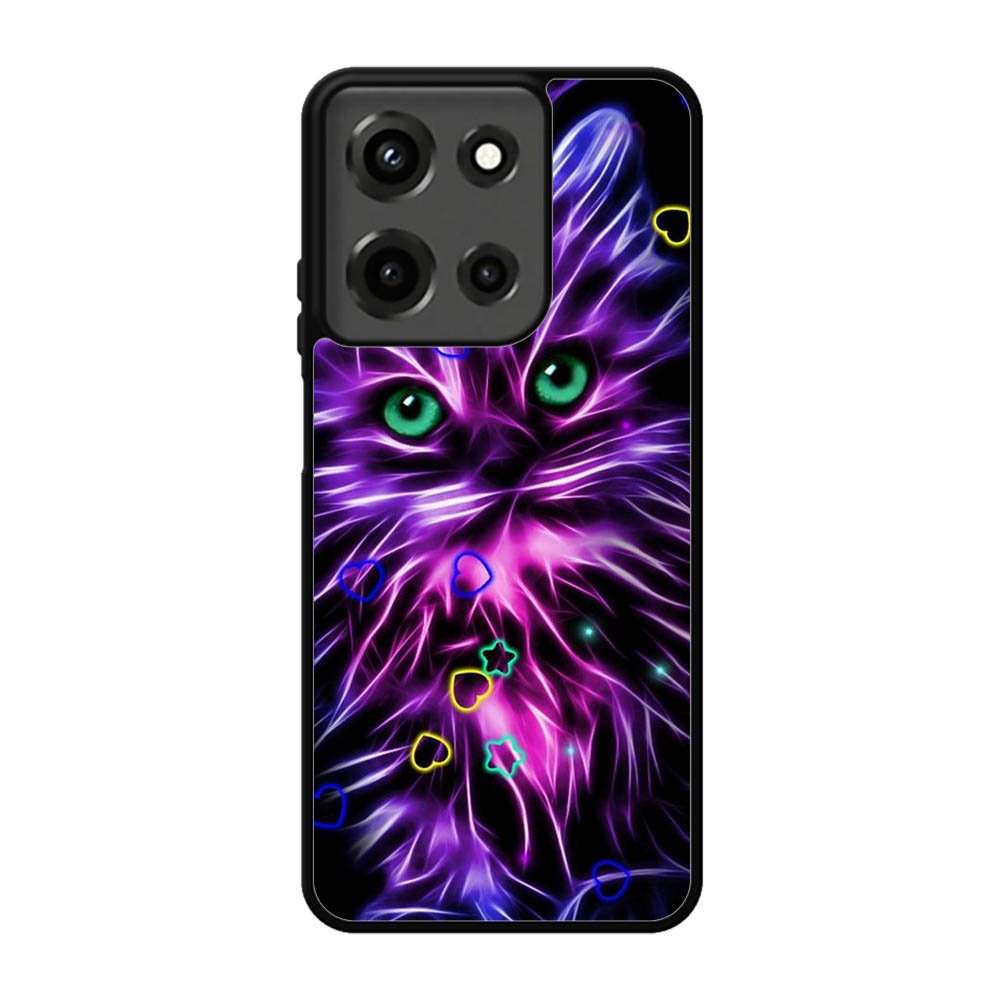 Cat Glow Purple 1st Motorola Moto G 5G 2025 Case FE2887