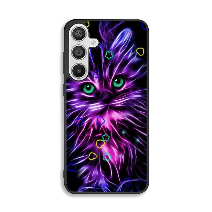 Cat Glow Purple 1st Samsung Galaxy A26 Case FE2887