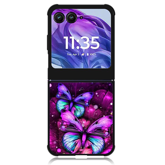 Butterflies wallpaper Motorola Moto Razr 2024 , Moto Razr 50 Case