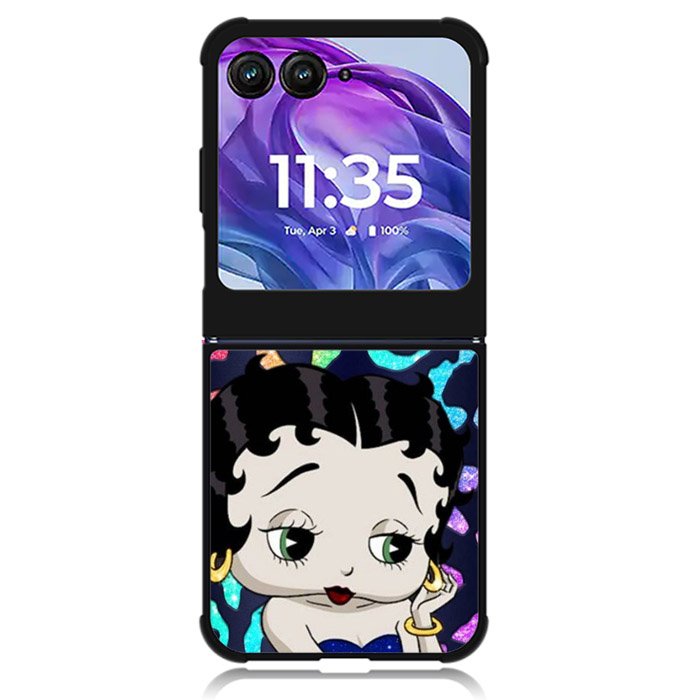 Betty Boop 7th Motorola Moto Razr 2024 , Moto Razr 50 Case