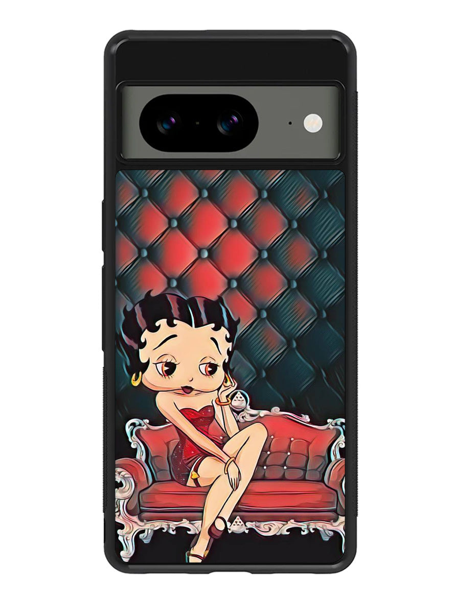 Betty Boop Wallpaper Google Pixel 8a Case