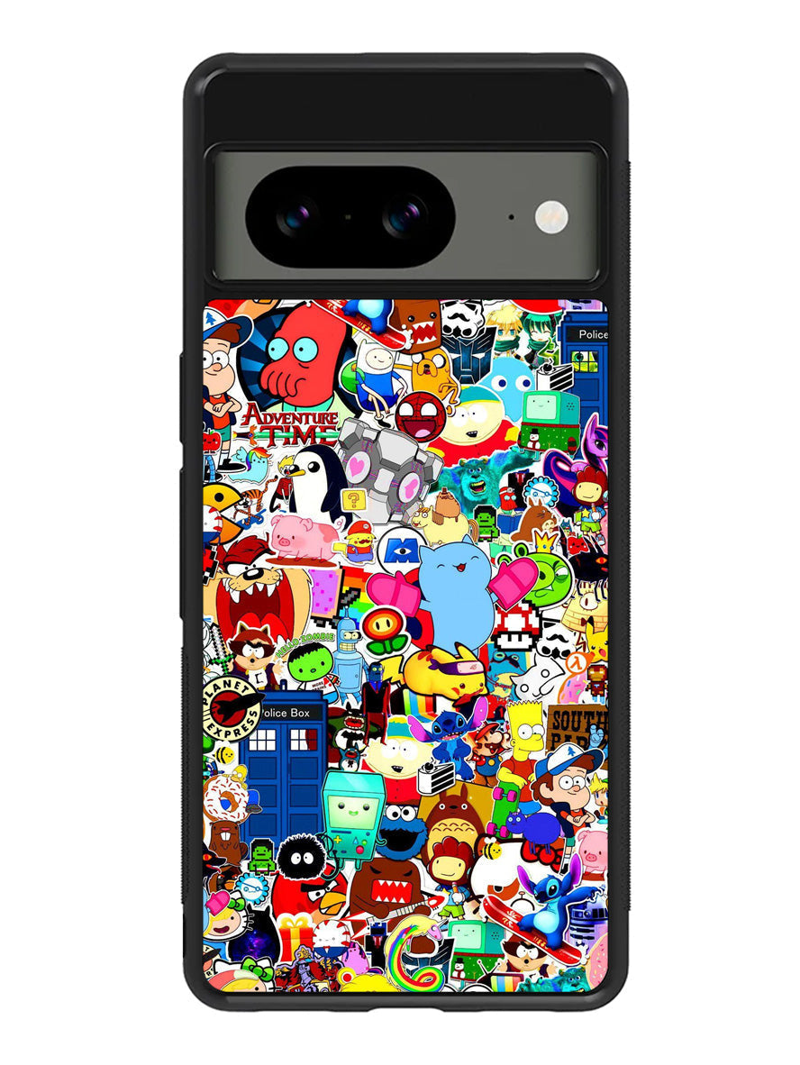 Doodle Art Google Pixel 8a Case