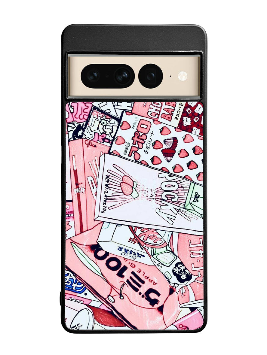Japanese Pink Google Pixel 7 Pro Case