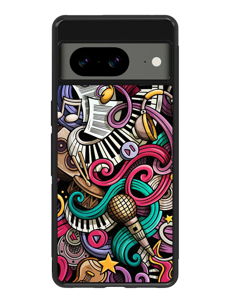 Doodles Music Google Pixel 8a Case
