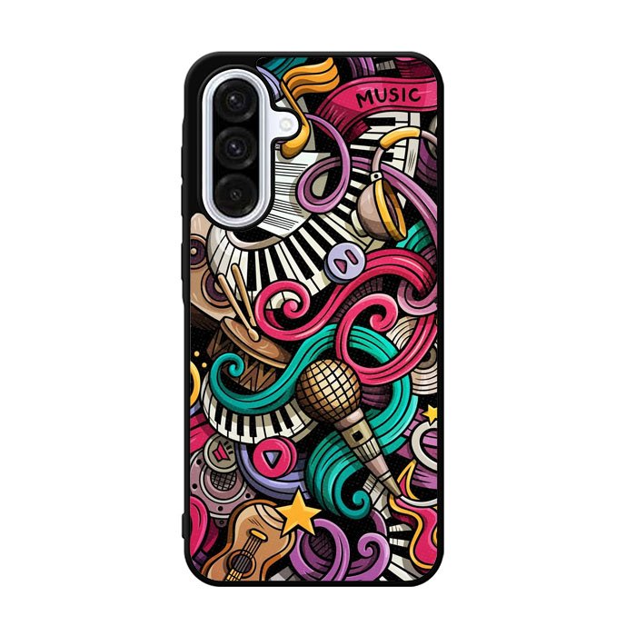 Doodles Music Samsung Galaxy A36 Case FE3413
