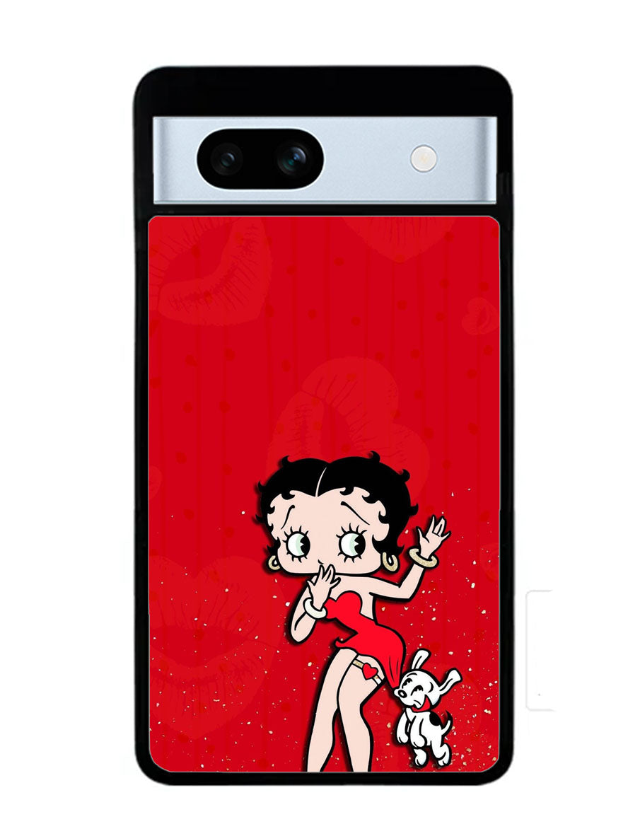 Black Betty Boop Google Pixel 7A Case