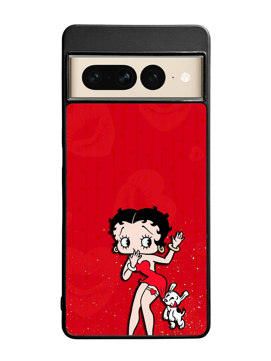 Black Betty Boop Google Pixel 7 Pro Case