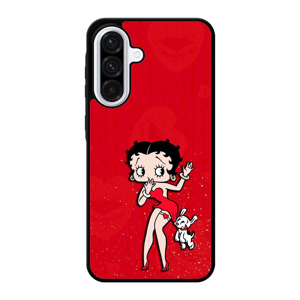 Black Betty Boop Samsung Galaxy A56 Case FE0463