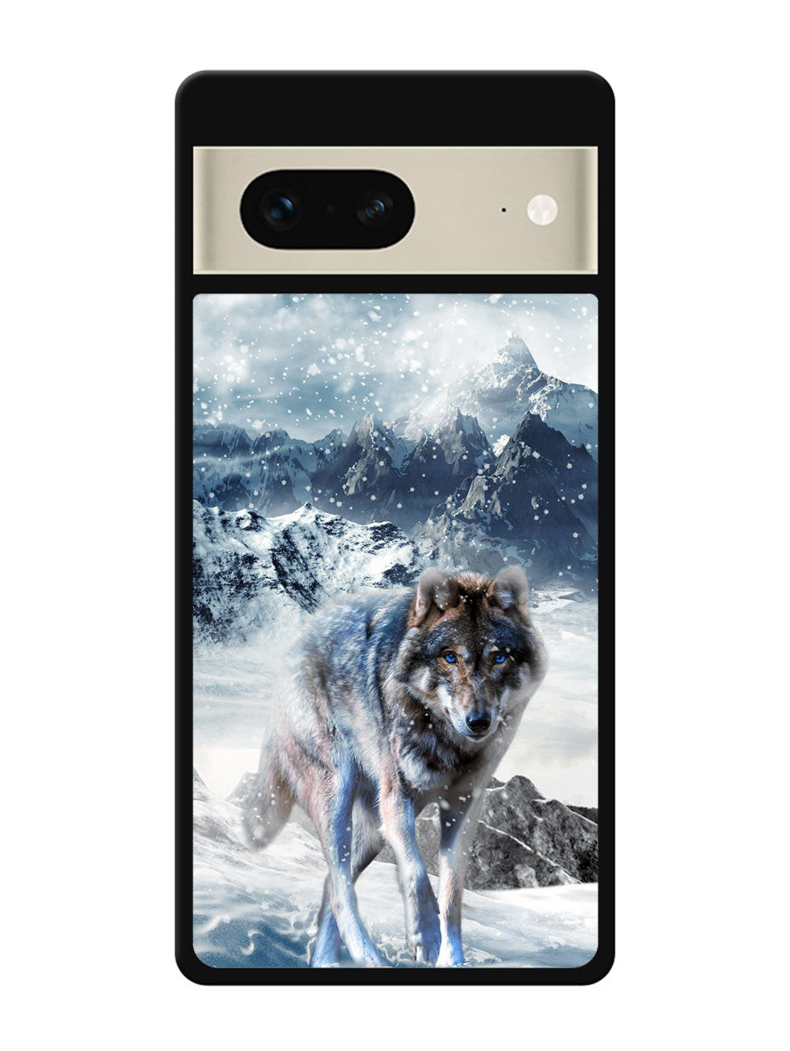 White Wolf Google Pixel 7 Case