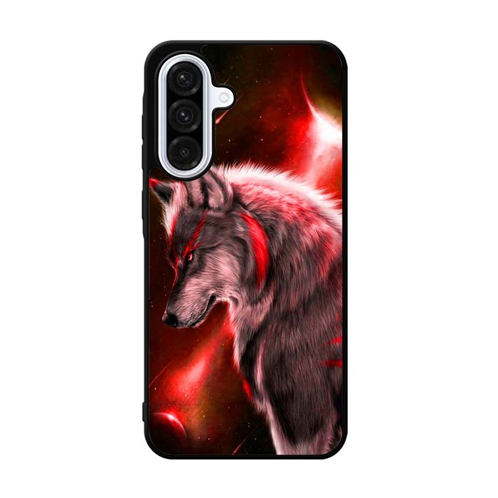 Cool Wolf Red Samsung Galaxy A36 Case FE1244