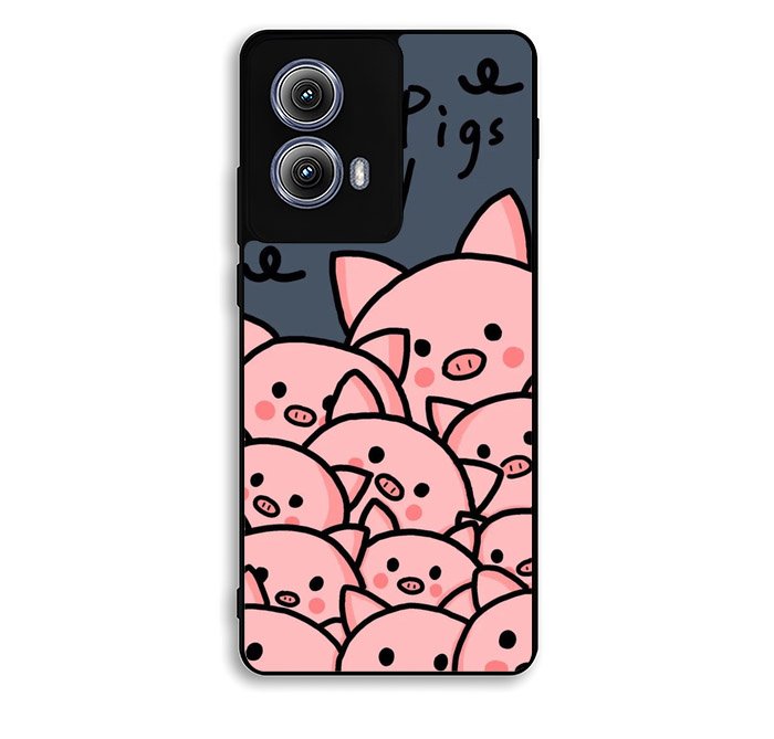 Many Pigs Motorola Moto Edge 2024 Case FE6950