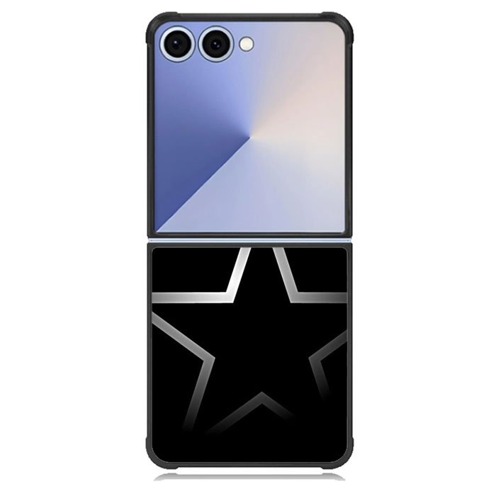 Dallas Cowboy Black Samsung Galaxy Z Flip 7 Case BC0122