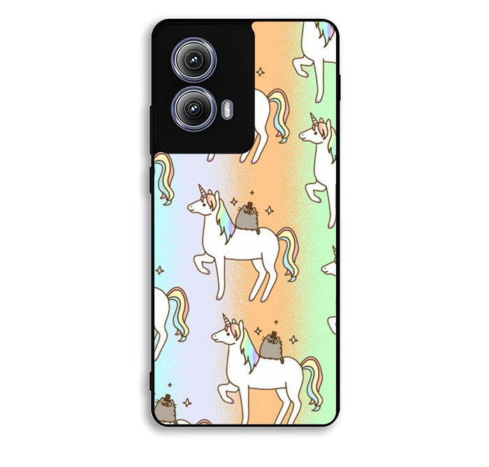 Pusheen and Unicorn Motorola Moto Edge 2024 Case BC0119