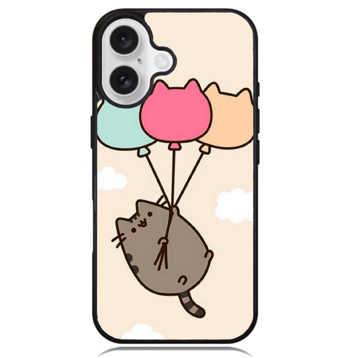 Pusheen the cat Happy Vibes Case iPhone 16 BC0118