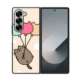 Pusheen the cat Happy Vibes Case Samsung Galaxy Z Fold 6 5G BC0118