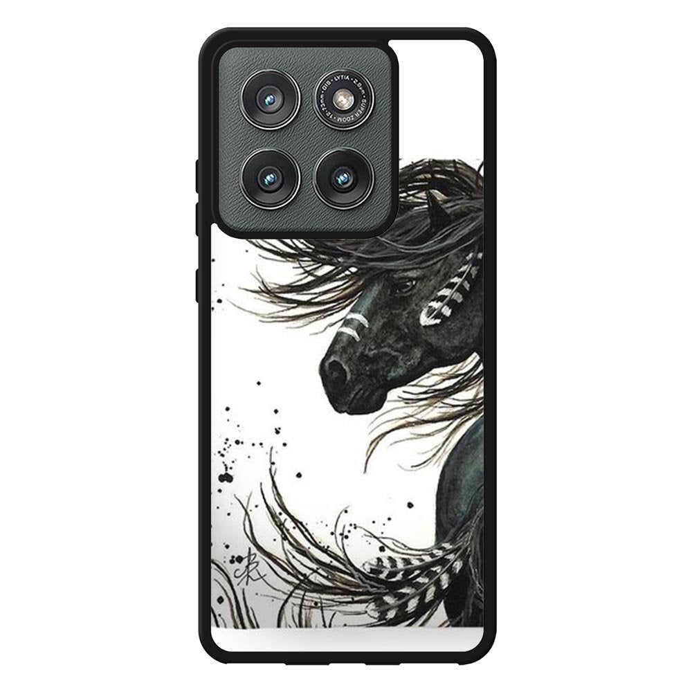 Majestic Mustang Horse Bag Case Motorola Moto Edge 2025 BC0117