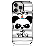 Panda Unicorn Wallpaper Case iPhone 16 Pro BC0114