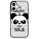 Panda Unicorn Wallpaper Case iPhone 16 BC0114