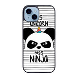 Panda Unicorn Wallpaper Case iPhone 15 Plus BC0114
