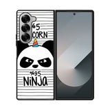 Panda Unicorn Wallpaper Case Samsung Galaxy Z Fold 6 5G BC0114