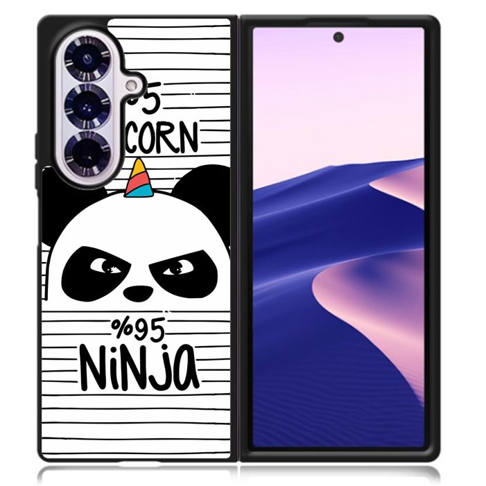 Panda Unicorn Wallpaper Samsung Galaxy Z Fold 7 5G Case BC0114