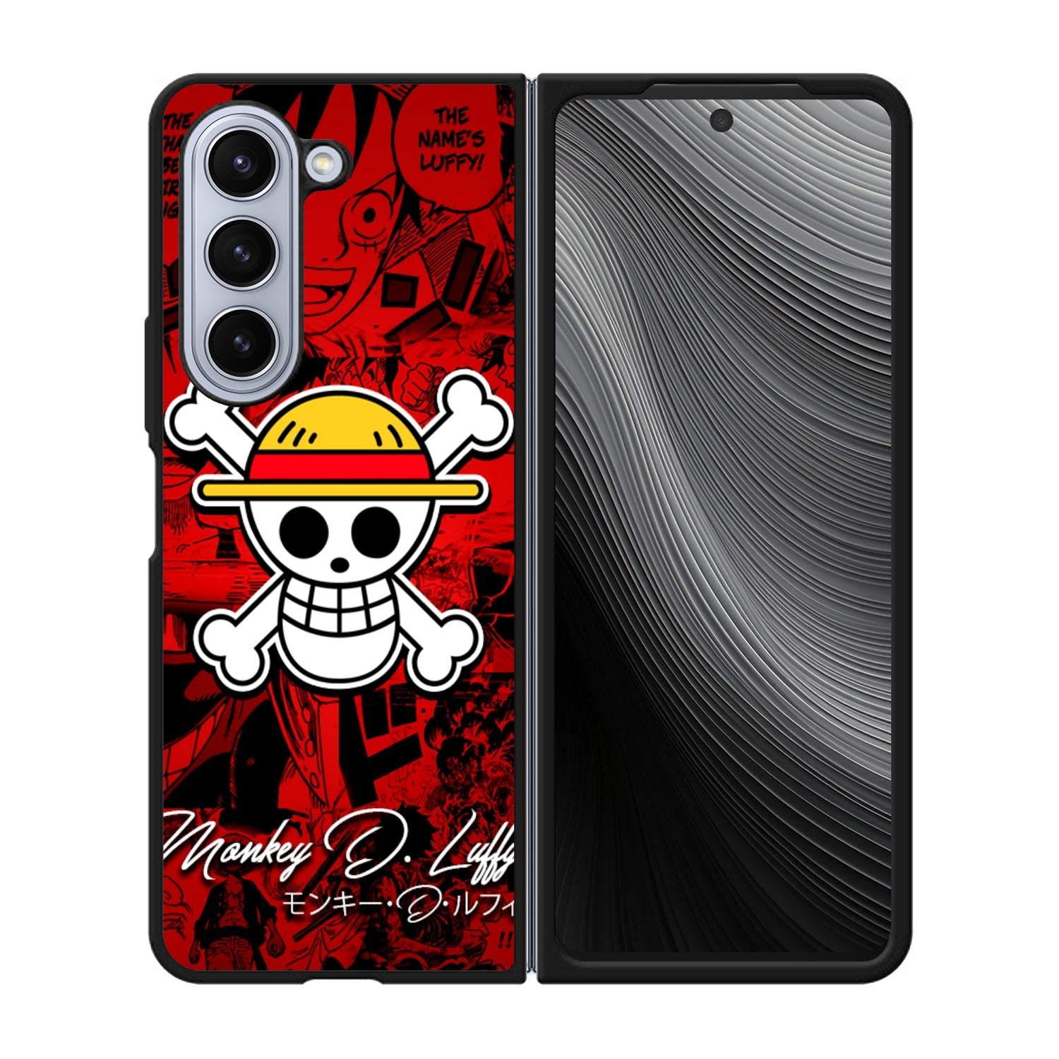 One Piece Logo Comic Case Samsung Galaxy z Fold 5 5G BC0102