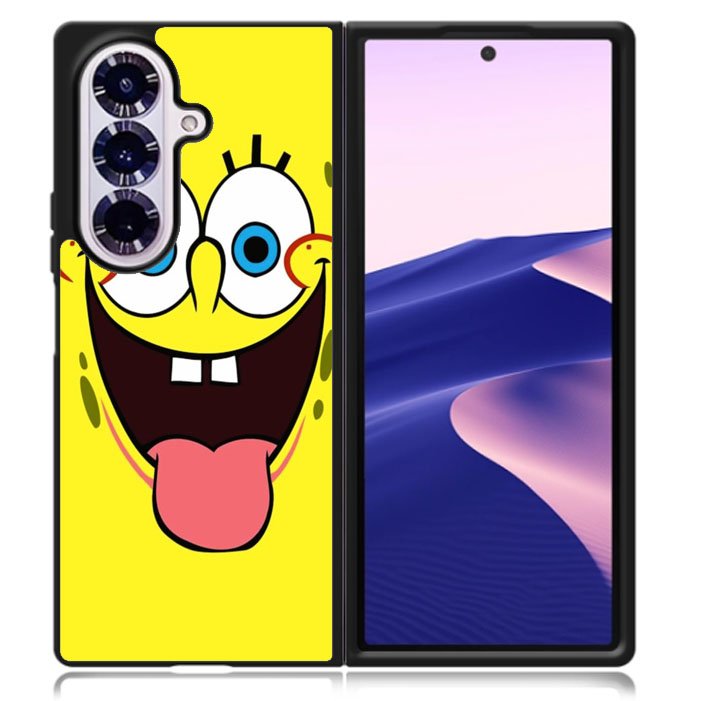 Spongebob face character Samsung Galaxy Z Fold 7 5G Case BC0100