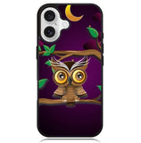 The Owl Purple Midnight Case iPhone 16 BC0098