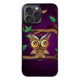 The Owl Purple Midnight Case iPhone 15 Pro BC0098