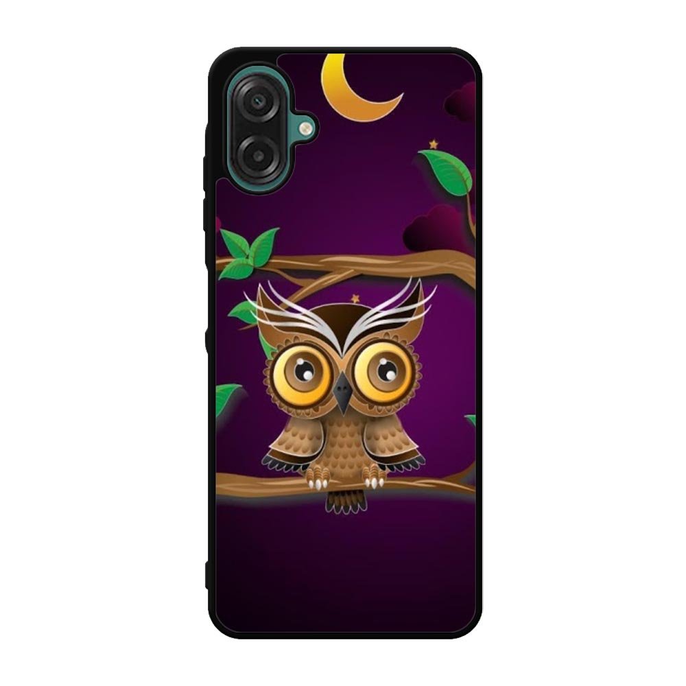 The Owl Purple Midnight Case Samsung Galaxy A07 BC0098