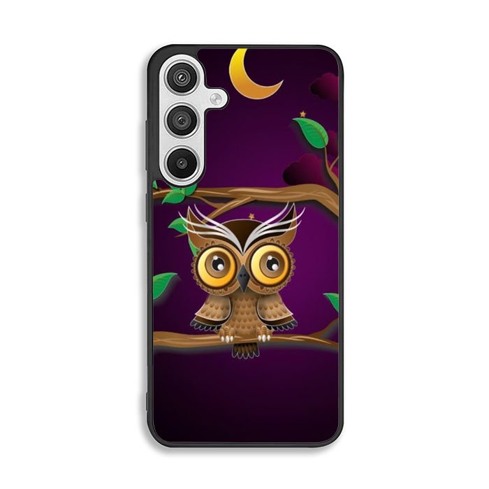 The Owl Purple Midnight Samsung Galaxy A26 Case BC0098