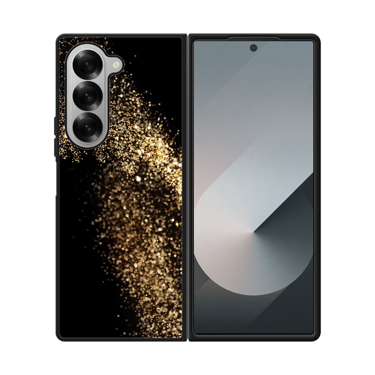 Black Sparkle Case Samsung Galaxy Z Fold 6 5G BC0094