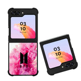 Pink Smoke BTS Case Samsung Galaxy Z Flip 5 5G BC0089