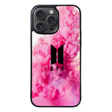 Pink Smoke BTS Case iPhone 15 Pro Max BC0089