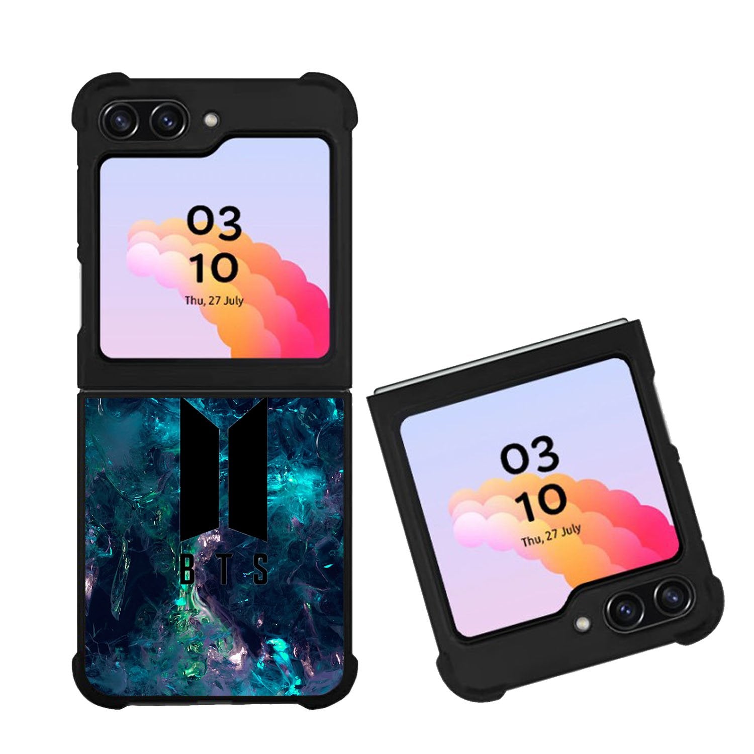 BTS Grunge Pattern Case Samsung Galaxy Z Flip 5 5G BC0088