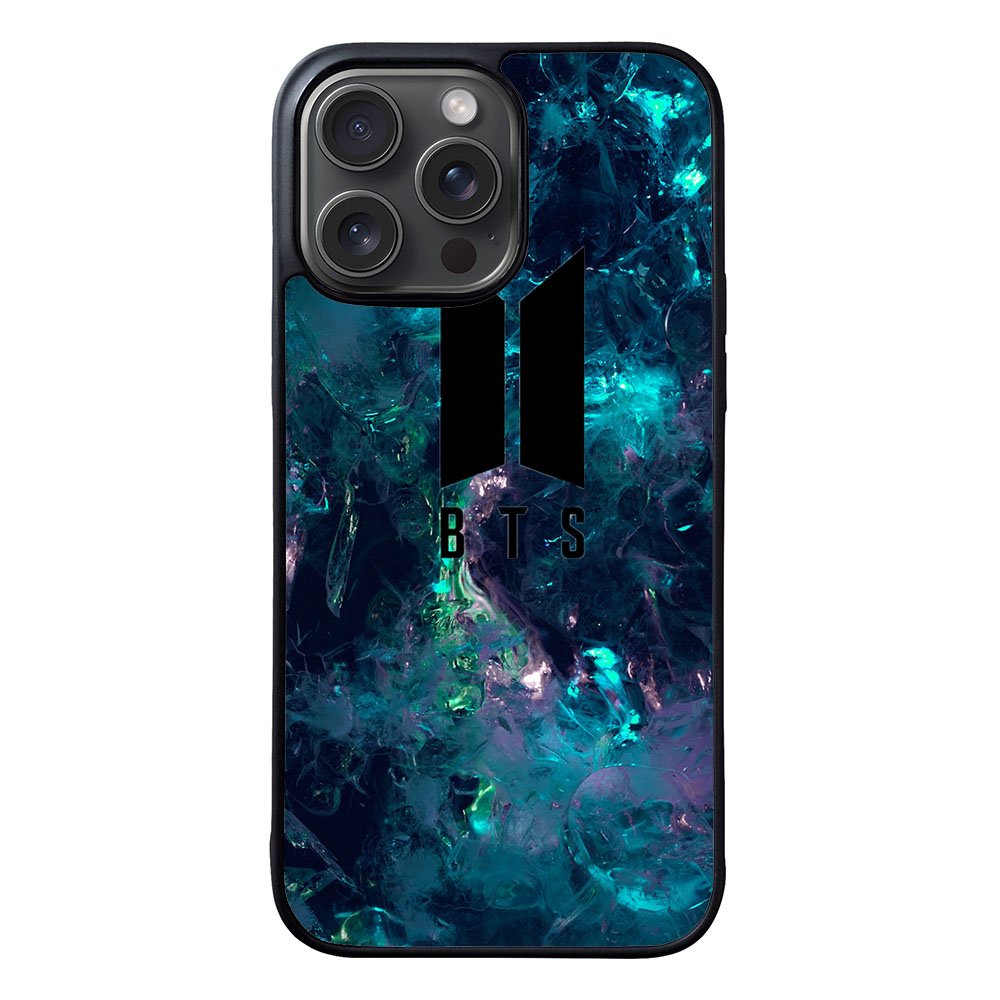 BTS Grunge Pattern Case iPhone 15 Pro BC0088