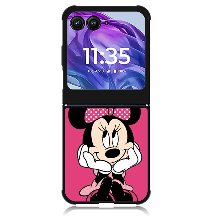 Girly Minnie Mouse Motorola Moto Razr 2024 , Moto Razr 50 Case