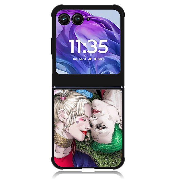 Couple Joker And Harley Quinn 1st Motorola Moto Razr 2024 , Moto Razr 50 Case
