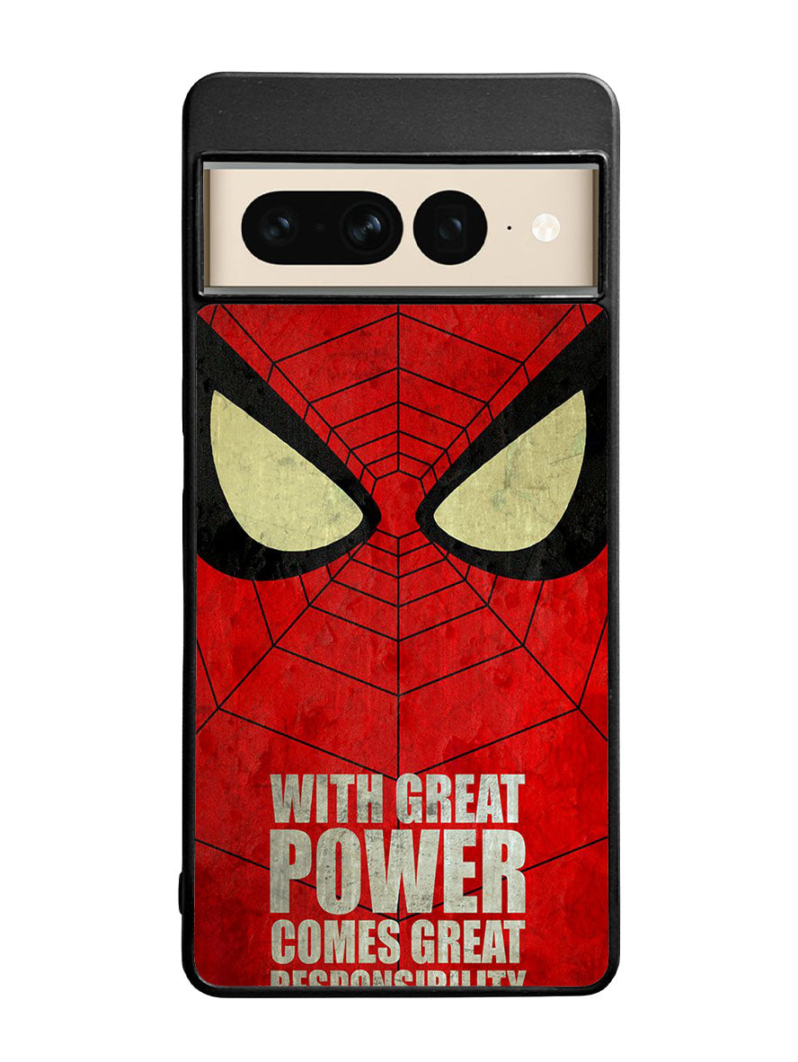 Quotes Spider-Man Google Pixel 7 Pro Case