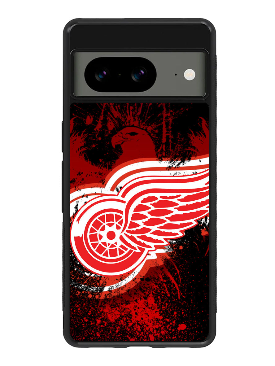 Detroit Red Wing Logo Google Pixel 8a Case